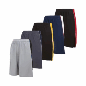 5 Pack Athletic Gym Mens Shorts